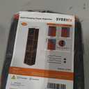 Syeeiex Hanging Locker Organizer, Locker Shelf, Black and Red, 3 Tier