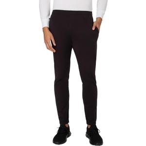Hanes Men's Cotton Jersey Jogger, Knit Sweatpants with Pockets, Jogger, Cinched Cuff and Straight Leg (Large, Black)