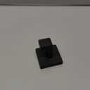 Kruodop 2 PCS Towel Hooks for Bathroom, Wall Mount Towel Holder, Black Matte Wall Robe Hook,Square Stainless Steel Door Hanger Towel Hook for Kitchen, Bedroom,Hotel,Pool,Coats