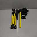 SKLZ Hurricane Batting Swing Trainer for Baseball & Softball - Durable Swing Arm - 4 Power Band System - High-Visibility, Anti-Dent Target Ball Head - Screw-in Base Legs, Metal Stakes & Carry Bag