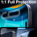 UltraGlass TOP 9H+ Armor for iPhone 16 Pro Max Privacy Screen Protector [NO.1 Military Grade Shatterproof] Privacy Screen iPhone 16 Pro Max Tempered Glass [100% Anti Spy & Longest Durable] 2 Pack