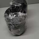 bUCLA 50Pack Black Plastic Bowls - 10oz Disposable Black Plastic Salsa/Serving Bowls - Ideal for Party & New Year