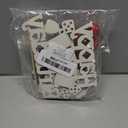 Knana 33Pcs Casino Cake Toppers Dice Poker Cake Decorations Casino Theme Happy Birthday Cake Decorations