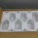 YANGNAY Glasses Set of 6, 13 Oz Red or White Glass with Stem, Perfect for Home, Restaurant, Dishwasher Safe (Clear)