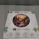 masseruon Round Puzzles for Adults 1000 Pieces-Naturelish Puzzle-26.6 * 26.6in Jigsaw Puzzles with HD Matte Finish-Hard Impossible Difficult Puzzle for Adult-Challenging Gift for Puzzle Lovers