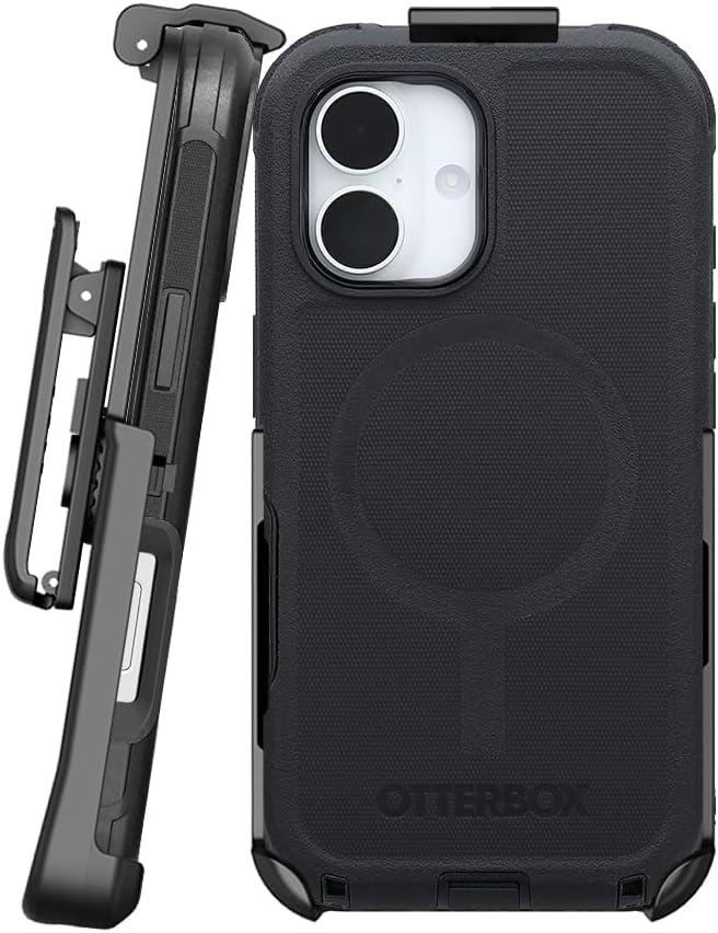 2 x BELTRON Belt Clip Replacement Compatible with OtterBox Defender Case - iPhone 16 Plus (Holster ONLY - Case is NOT Included)