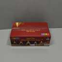 JOYIN 8 Pcs Small Xmas Trees with LED Lights, Flocked Miniature Christmas Tree in 4 Sizes, Mini Tabletop Artificial Pine Tree with Snow with Star Topper for Indoor Decor Holiday Festive Gifts (Pastel)