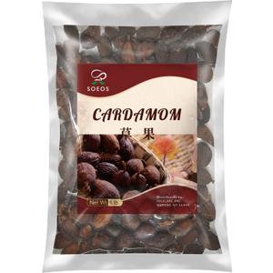 Soeos Chinese Cardamom Seeds, Amomum Tsaoko, Caoguo, 1lb (EXP 11/11/26)