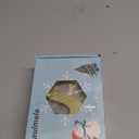 Paulmele Monogrammed Christmas Stocking Holder with Initials, 2 in 1 Garland and Stocking Letter Hanger for Mantle, 2 Hooks Gold Letter Stocking Holder for Xmas Fireplace (Letter-S)