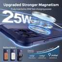 MOCCA Design for iPhone 15 Pro Case with Magnetic Invisible Stand [Full Camera Protection] [Compatible with Magsafe] Military Drop Shockproof Translucent Matte Phone Case Cover 6.1",Deep Blue