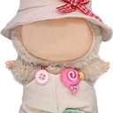 6 x 17cm Clothes Set for Doll, Hat Clothes Outfits Stylish Adorable Dolls Clothes Accessories (NO Doll Included) (Cute Day)