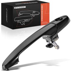 A-Premium Front Right Passenger Side Exterior Door Handle with Keyhole Compatible with Chevrolet Cobalt 2005-2010 & Pontiac G5 2007-2010, Solstice 2007-2009 & Saturn Sky 2007-2010, Primed Black