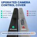 Miracase Magnetic for iPhone 17 Case, Compatible with MagSafe, Integrated Silicone Camera Control Cover, 3.0mm Thicken Shockproof Drop Protection Phone Case for 17, Black