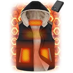 MNZZ Graphene Heated Vest for Women 7.4V Fast Charge Large Capacity Battery XL