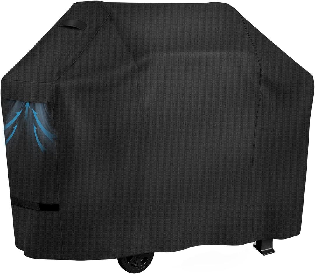 iCOVER Grill Cover 50 inch, BBQ Grill Cover for Outdoor Grill, 600D Heavy Duty Waterproof BBQ Cover, Anti-UV and Rip-Proof Barbecue Cover, Gas Grill Cover for Weber, Char-Broil, Nexgrill, etc