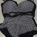 Eomenie Women's Push Up Wrap Front Swimsuit One Piece Tummy Control Bathing Suits Bandeau Support Slimming Swimwear XL