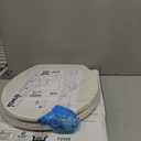 KOHLER 20111-96 Brevia, Slow Close Toilet Seat, Round Toilet Seat, Grip-Tight Bumpers Quick-Attach Hardware, Biscuit