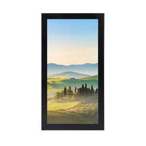 HUKONHEP 10x18 Black Picture Frames, Photos Frame with Plexiglass, Wall Gallery Photo Frames, Horizontal and Vertical for Wall Mounting, Home Office Decoration