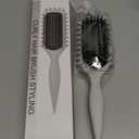 Curl Defining Brush Siluannan Curly Hair Brush for Detangling Shaping and Defining Curls for Women, Men Hair. 1 piece Beige.