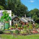 4 x St Patrick's Day Garden Flag,Shamrock St Patricks Flag 12.5 x 18 Inch Clover for Garden and Home Decorations