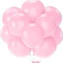 PartyWoo Light Pink Large Balloons 20 pcs 18 Inch Big Jumbo Giant Pastel Baby Pale Pink Helium Balloons for Baby Shower Gender Reveal Valentine's Day Princess Birthday Party Decorations Pink-Q05