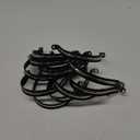 uxcell 14 Pcs 120mm(4-3/4") Cable Clamp, 304 Stainless Steel Rubber Coated Cushioned Insulated Cable Clamp 2 Hole U-Tube Strap Clamp for Lines Pipe Hose Wire Cord Installation, Black
