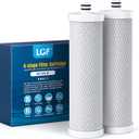 LCF Replacement Filter, Compatible with LCF-CF-01, Waterdrop Filter Replacement for WD-CTF-01 & WD-CTF-02 Systems, Replaces WD-CFF-01, 6-Stage,   Enhanced, 16,000 Gallons, 2-Pack