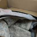 36"x48" Office Chair Mat for Hardwood Tile Floor, Under Desk Carpet Protector for Rolling Computer Chair Mat, Machine Washable Area Rug, Anti-Slip 1/5" Thick Low Pile Thin Vinyl Floor Mat, Taupe