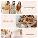 Blissful Diary Baby Play Gym & Activity Mat, 5 Developmental Zones Wooden Tummy Time Mat with 5 Detachable Sensory Toys for Motor Skills & Sensory Development, Baby Essentials Shower Gift