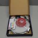 SILFU Neon Rope Lights, 50FT RGB LED Strip Lights, Waterproof IP67 LED Lights for Bedroom, DIY Design, Music Sync, 44 Key Remote Control, Multiple Modes for Bedroom, Holiday Decoration