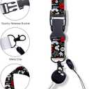 ID Badge Holder with Lanyard Retractable Badge Reel Cute Funny ID Card Holder Cartoon Mouse Themed Gift Lanyards for ID Badges Vertical ID Protector Badge Clip for Nurses Doctors Teachers Businessman