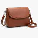 befen Genuine Leather Saddle Crossbody Bags for Women with RFID Blocking, Small Flap Cross Body Purse Hangbags