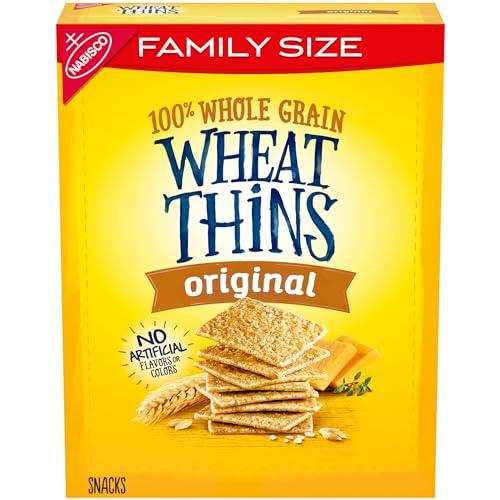 Wheat Thins Original Snacks, Whole Grain Wheat Crackers, Snack Crackers, Family Size, 14 oz Pack of 2 By 13 APR 2026