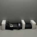 Powerscale 1500W Electric Patio Heater, IP65 Waterproof, Remote, Fast Heating, 4 Heat Levels, 24H Timer & Memory Function, Wall Mounted Indoor/Outdoor Heater for Patio, Garage, Backyard, Black