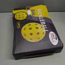 Pickleball Balls,40 Hole Outdoor Balls, USA Pickleball Approved Pickle Ball for Tournament Play, Crack-Resistant, Aerodynamics, 4 /12Packs