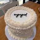 Mirror Black Engaged Cake Topper, We're Engaged Cake Pick Engagement Party Decorations, Bridal Engagement Wedding Cupcake Decoration Party Supplies