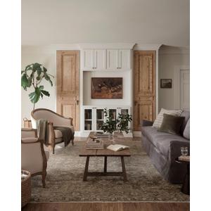 Loloi Magnolia Home by Joanna Gaines Junie Collection JUE-06 Lagoon/Natural 2'-7" x 8'-0", .38 Pile Height, Runner Rug