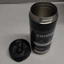 Contigo HuronTravel Mug Screw Cap Stainless Steel Drinking Cup (16oz, Licorice)