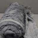 Bedsure Sherpa Queen Size Blanket for Bed - Fleece Soft Fluffy & Cozy Cable Jacquard Tufted Throw Blankets for Women Gift, Thick Warm for Winter and All Seasons, Grey, 90x90 Inches