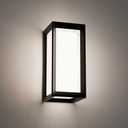 Outdoor Wall Sconce Lights, Square LED Porch Lights Outdoor 18W 3000K 4000K 5000K 3 Color Changeable,Exterior Outside Wall Lights for House Doorway,Carriage