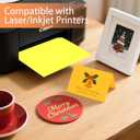 140 Sheets Vibrant Color Cardstock Paper 8.5 x 11 Premium Weight 200gsm Assorted Color Card Stock Paper DIY Crafts School Supplies Invitation Greeting Cards Printer Paper 8.5 x 11 Colored Cardstock