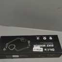 Diyife Bike Mirror, [Long Arm] HD Wide Angle Large Bicycle Mirrors for Handlebars, 360°Adjustable Anti-shake Bicycle Rear View Mirror, Bike Accessories for Ebike Scooter Mountain Road Bike (Left)