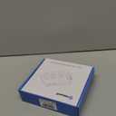 100W Charging Station, 6 AC Outlets 8 USB Power Strip with 2000J Surge Protector, 5ft Flat Plug Extension Cord, Compact for Desk Home Office Dorm, White