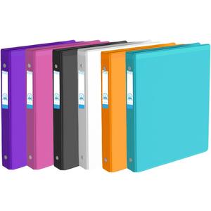 6 Colorful Binders for Office/Business