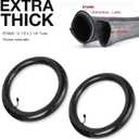 2-Pack 12.5 x 2.25 Scooter Tire Tubes 12 1/2 x2 1/4 CR202L-A60 Angled Valve Stem Heavy Duty 12" Bike Tubes Compatible with Most 12.5 X 1.75/2.25" 12 1/2 x2 1/4 Kid Bike Tubes/Scooter Inner Tubes