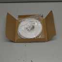 Amazon Basics Cat 6 Ethernet RJ45 10Gbps Flat Cable 100 ft Outdoor&Indoor White Solid Patch Cord with Clips for Router, Modem, PS4/5, Xbox, Gaming, Computer Network for High Speed LAN Internet