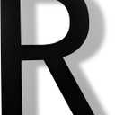 BetLight Large House Letter- 12 Inch High Rustproof Stainless Steel Distinguished Home Address Letter-Floating Designed Building Address Letter for the Modern Home/Letter R