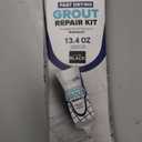 PentaUSA Tile Grout Repair Kit - Black Premixed Acrylic Sanded Grout, Water-Resistant Grout Filler for Bathroom&Shower, Kitchen Floor, Fast Drying, with Applicator, 13.4 oz (380g)