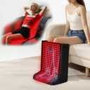 Red-Light-Feet-Legs-Therapy,2026 Upgraded 420 Dual Wavelength LED,4 Modes Infrared Light Therapy Consisting of Adjustable Power and Time Controller,Relieves Foot,Legs and Ankle Pain(13.8*11*18.1IN)