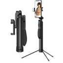Selfie Stick Tripod, Selfie Stick Tripod for Devices Portable Lightweight Home Travel Use Anti-Shake Handheld